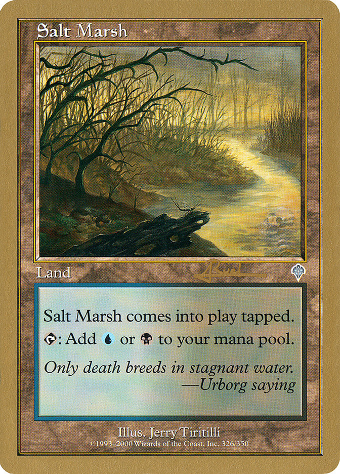 Salt Marsh (Antoine Ruel) [World Championship Decks 2001] | Black Swamp Games