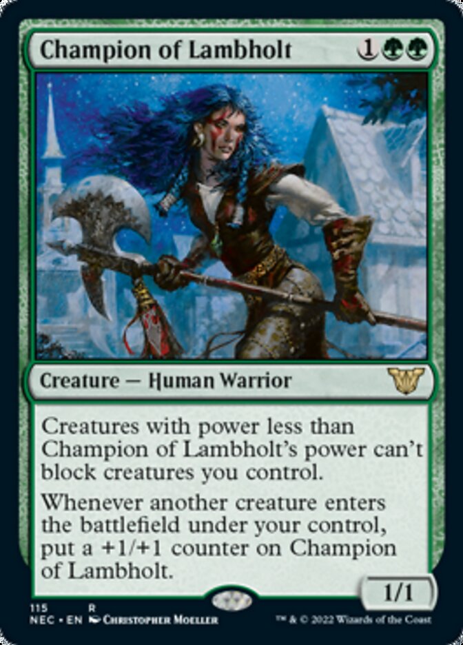 Champion of Lambholt [Kamigawa: Neon Dynasty Commander] | Black Swamp Games