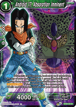 Android 17, Absorption Imminent (EX20-03) [Ultimate Deck 2022] | Black Swamp Games