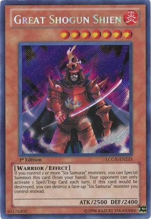 Great Shogun Shien [LCGX-EN233] Secret Rare | Black Swamp Games