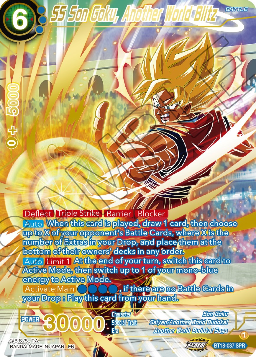 SS Son Goku, Another World Blitz (SPR) (BT18-037) [Dawn of the Z-Legends] | Black Swamp Games