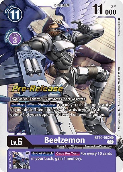 Beelzemon [BT10-082] [Xros Encounter Pre-Release Cards] | Black Swamp Games