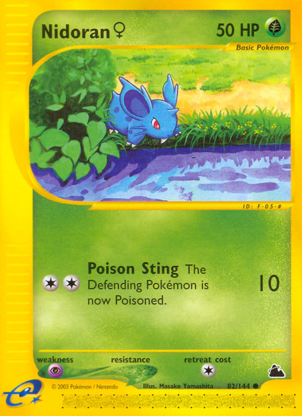 Nidoran (82/144) (Female) [Skyridge] | Black Swamp Games