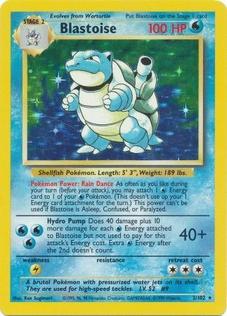 Blastoise (2/102) [Base Set Unlimited] | Black Swamp Games