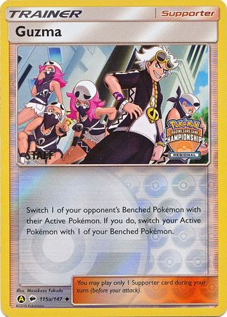 Guzma (115a/147) (Regional Championship Promo Staff) [Sun & Moon: Burning Shadows] | Black Swamp Games