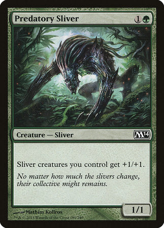 Predatory Sliver [Magic 2014] | Black Swamp Games