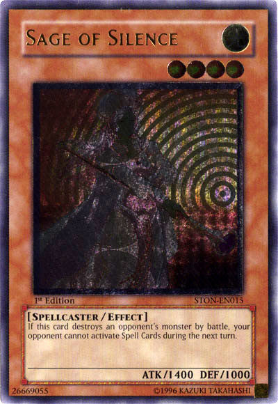 Sage of Silence [STON-EN015] Ultimate Rare | Black Swamp Games
