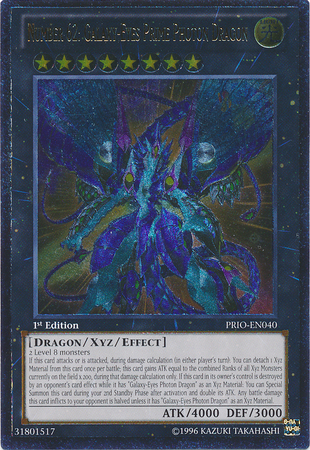 Number 62: Galaxy-Eyes Prime Photon Dragon [PRIO-EN040] Ultimate Rare | Black Swamp Games