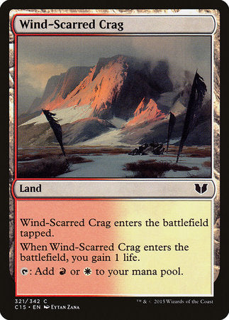 Wind-Scarred Crag [Commander 2015] | Black Swamp Games
