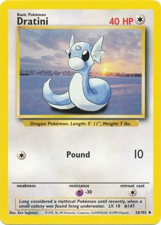 Dratini (26/102) [Base Set Unlimited] | Black Swamp Games