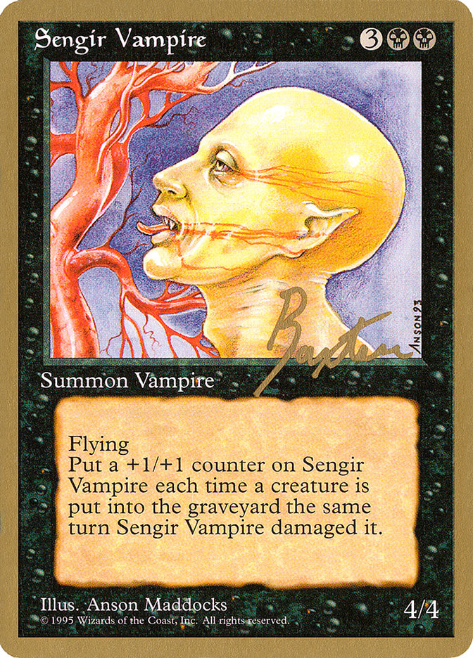 Sengir Vampire (George Baxter) [Pro Tour Collector Set] | Black Swamp Games