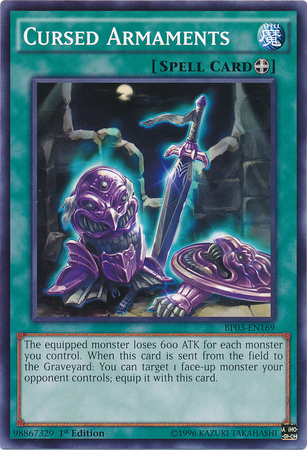 Cursed Armaments [BP03-EN169] Common | Black Swamp Games