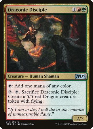 Draconic Disciple [Core Set 2019] | Black Swamp Games