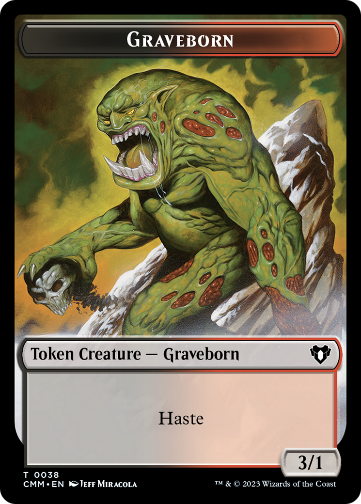 Thopter // Graveborn Double-Sided Token [Commander Masters Tokens] | Black Swamp Games