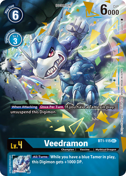 Veedramon [BT1-115] (Alternate Art) [Release Special Booster Ver.1.0] | Black Swamp Games