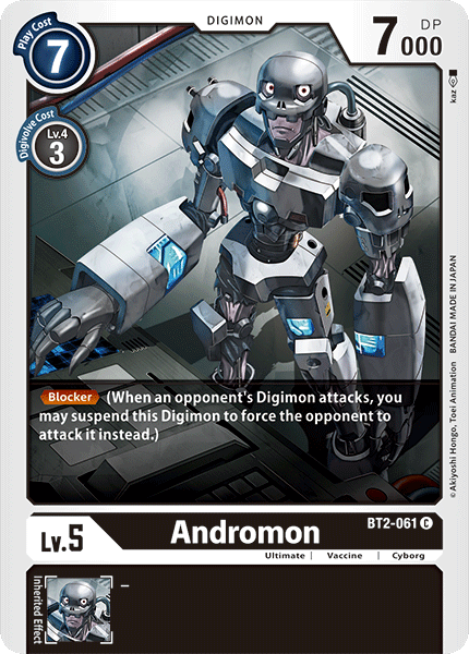 Andromon [BT2-061] [Release Special Booster Ver.1.0] | Black Swamp Games