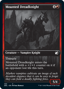 Mounted Dreadknight [Innistrad: Double Feature] | Black Swamp Games