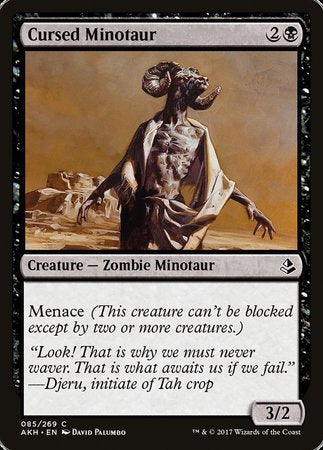 Cursed Minotaur [Amonkhet] | Black Swamp Games