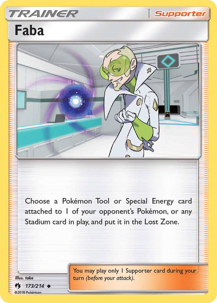 Faba (173/214) [Sun & Moon: Lost Thunder] | Black Swamp Games