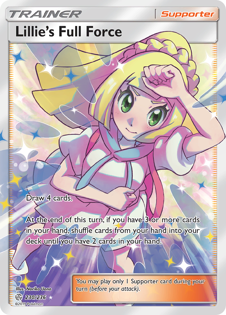 Lillie's Full Force (230/236) [Sun & Moon: Cosmic Eclipse] | Black Swamp Games