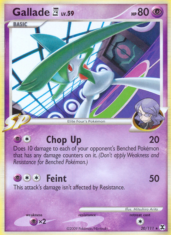 Gallade (20/111) [Platinum: Rising Rivals] | Black Swamp Games