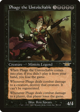 Phage the Untouchable [Legions] | Black Swamp Games