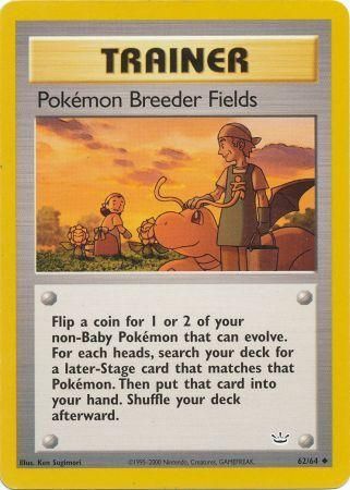 Pokemon Breeder Fields (62/64) [Neo Revelation Unlimited] | Black Swamp Games