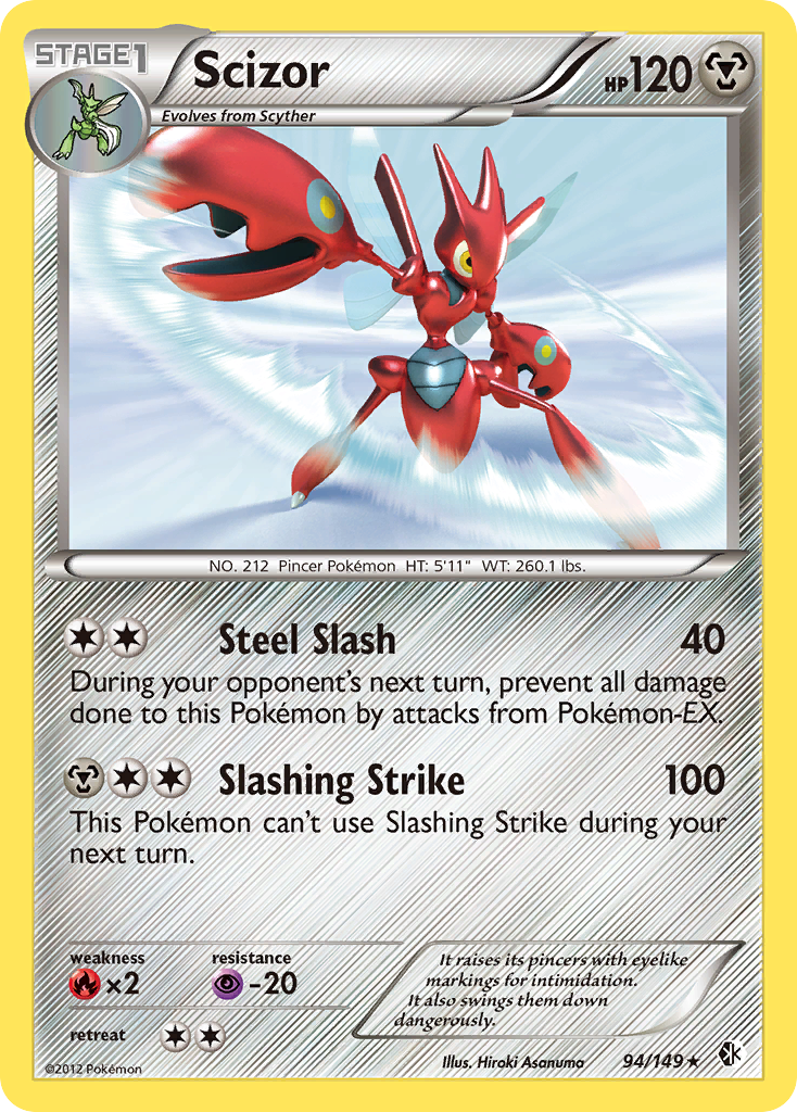 Scizor (94/149) [Black & White: Boundaries Crossed] | Black Swamp Games