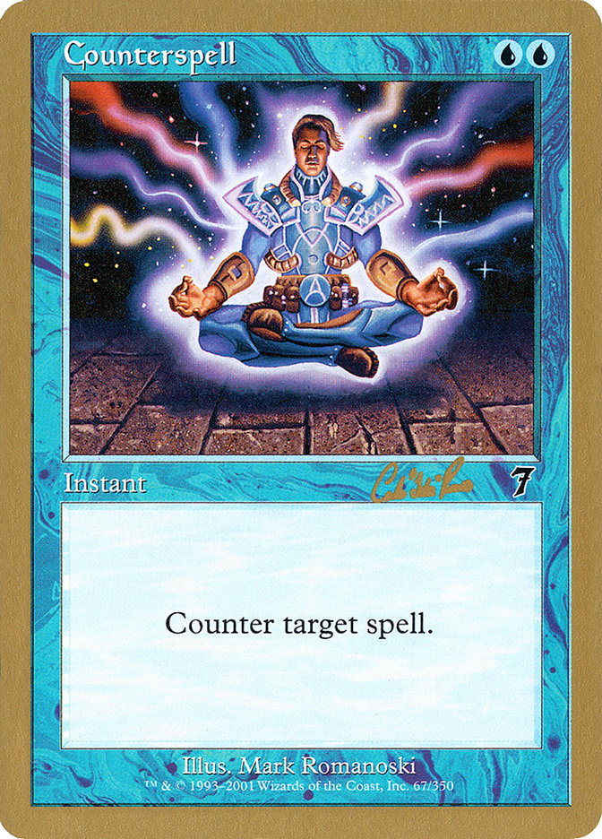 Counterspell (Carlos Romao) [World Championship Decks 2002] | Black Swamp Games