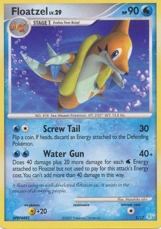 Floatzel (2/12) [Diamond & Pearl: Trainer Kit - Manaphy] | Black Swamp Games