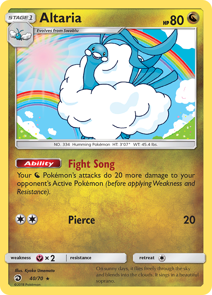 Altaria (40/70) [Sun & Moon: Dragon Majesty] | Black Swamp Games