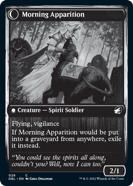 Mourning Patrol // Morning Apparition [Innistrad: Double Feature] | Black Swamp Games