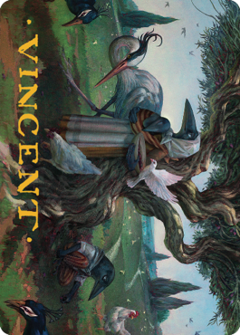 Kindred Discovery Art Card (Gold-Stamped Signature) [Commander Legends: Battle for Baldur's Gate Art Series] | Black Swamp Games