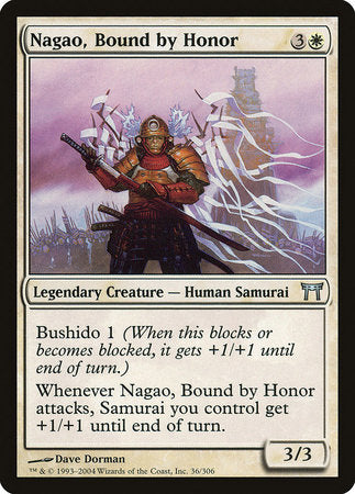 Nagao, Bound by Honor [Champions of Kamigawa] | Black Swamp Games