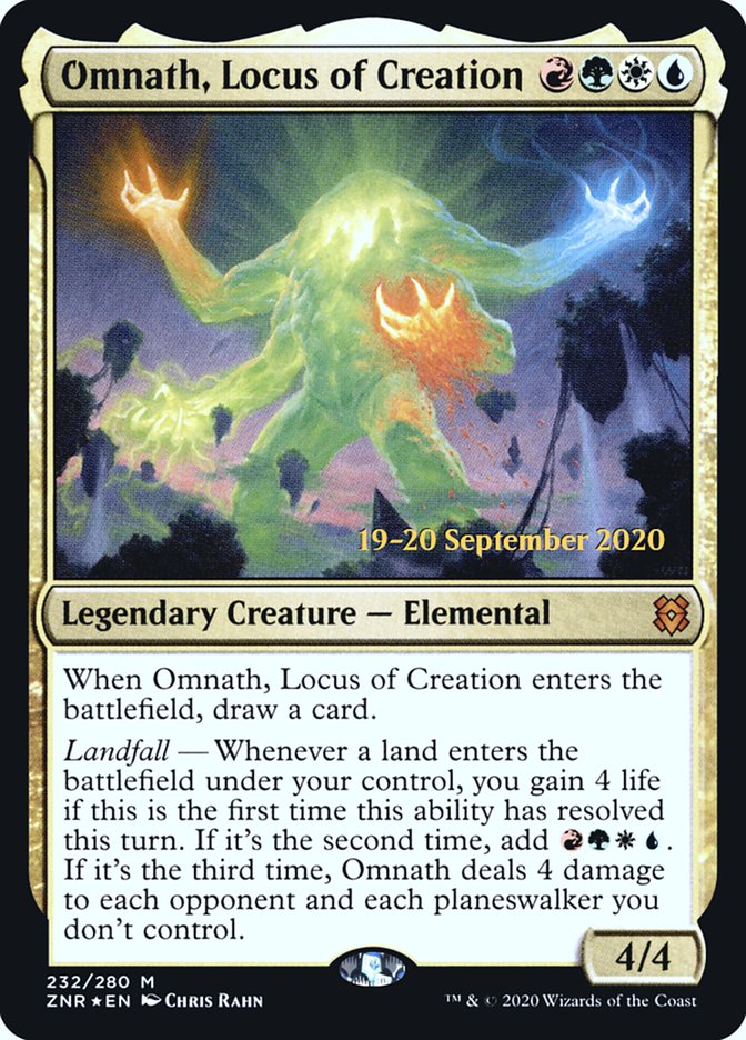 Omnath, Locus of Creation  [Zendikar Rising Prerelease Promos] | Black Swamp Games