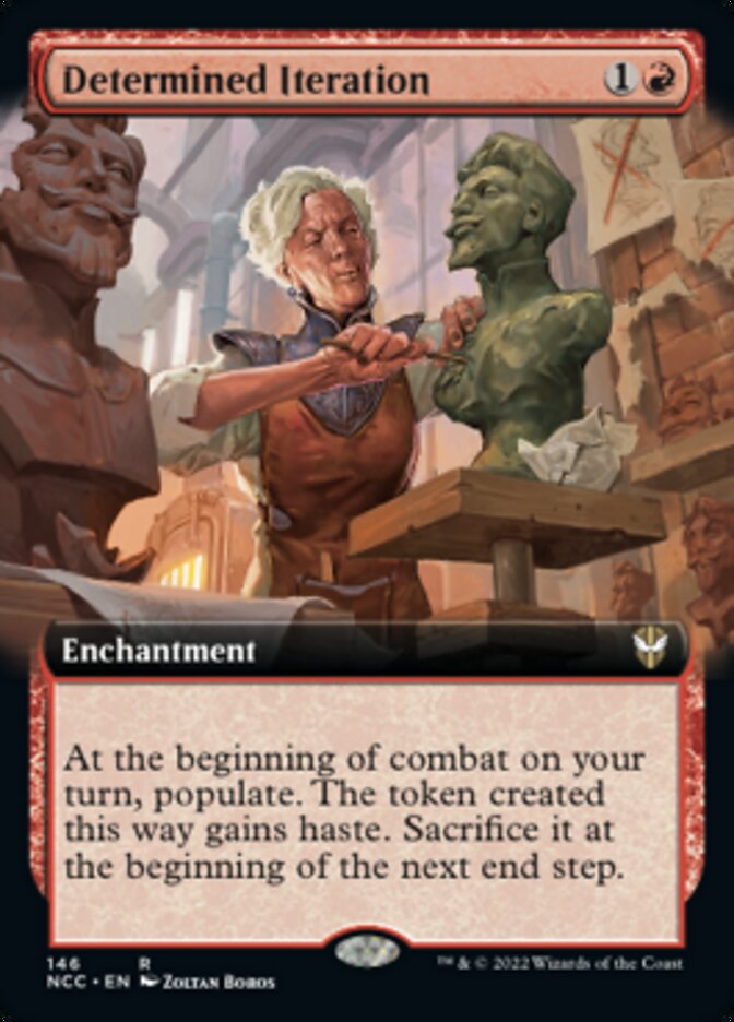 Determined Iteration (Extended Art) [Streets of New Capenna Commander] | Black Swamp Games