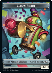 Clown Robot (003) // Treasure (013) Double-sided Token [Unfinity Tokens] | Black Swamp Games