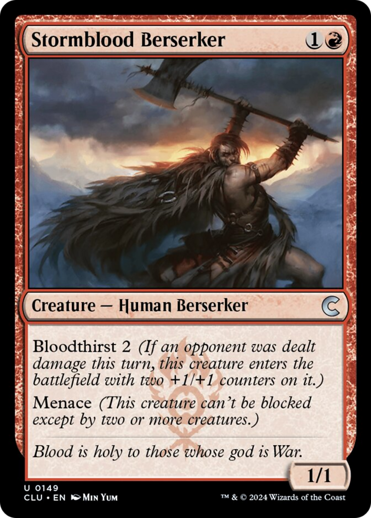 Stormblood Berserker [Ravnica: Clue Edition] | Black Swamp Games