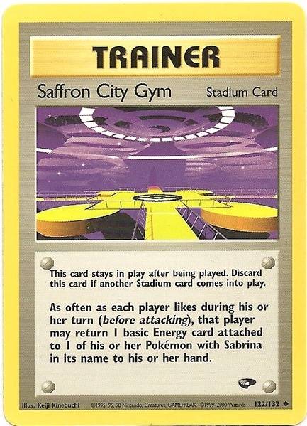 Saffron City Gym (122/132) [Gym Challenge Unlimited] | Black Swamp Games