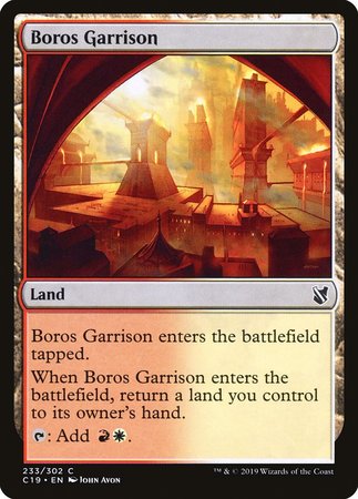 Boros Garrison [Commander 2019] | Black Swamp Games