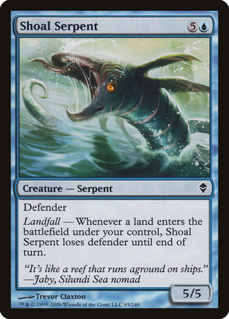 Shoal Serpent [Zendikar] | Black Swamp Games