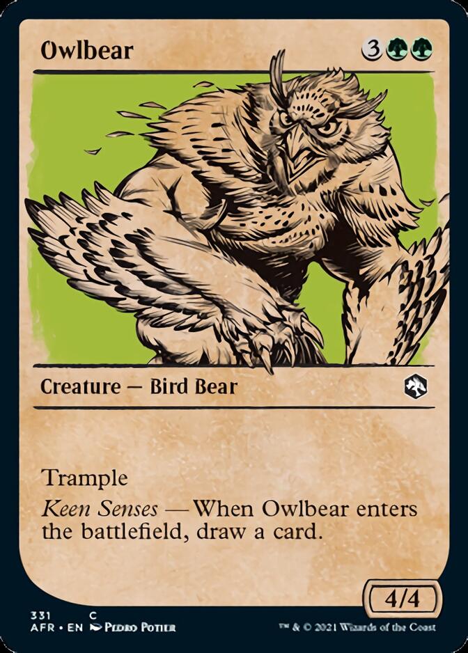 Owlbear (Showcase) [Dungeons & Dragons: Adventures in the Forgotten Realms] | Black Swamp Games