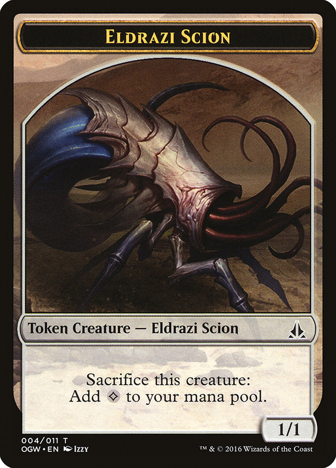 Eldrazi Scion (004/011) [Oath of the Gatewatch Tokens] | Black Swamp Games