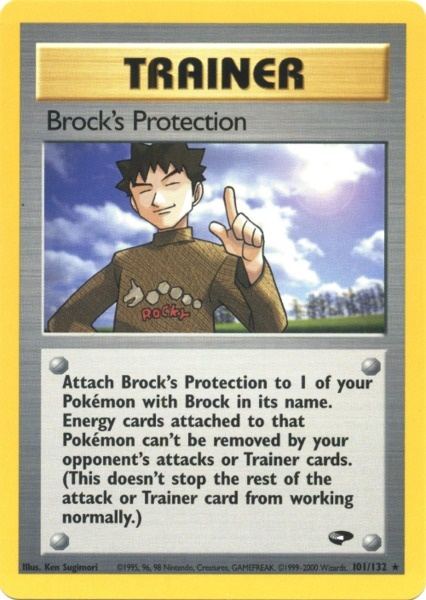 Brock's Protection (101/132) [Gym Challenge Unlimited] | Black Swamp Games