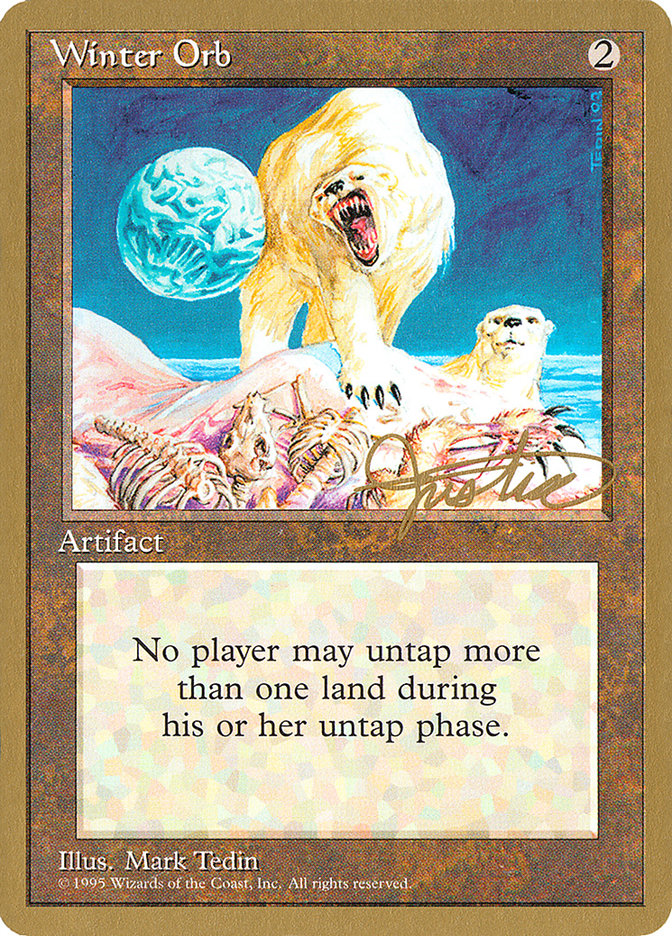 Winter Orb (Mark Justice) [Pro Tour Collector Set] | Black Swamp Games