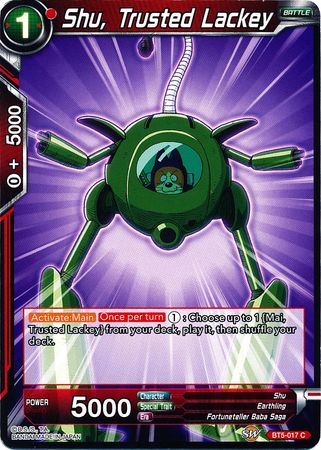 Shu, Trusted Lackey (BT5-017) [Miraculous Revival] | Black Swamp Games