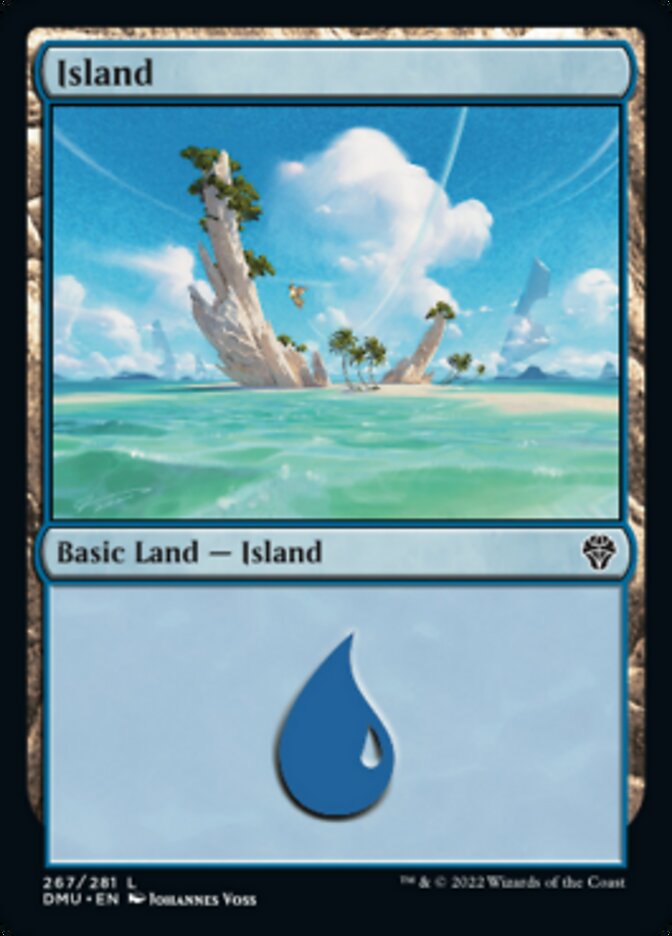Island (267) [Dominaria United] | Black Swamp Games