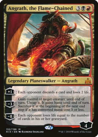 Angrath, the Flame-Chained [Rivals of Ixalan] | Black Swamp Games