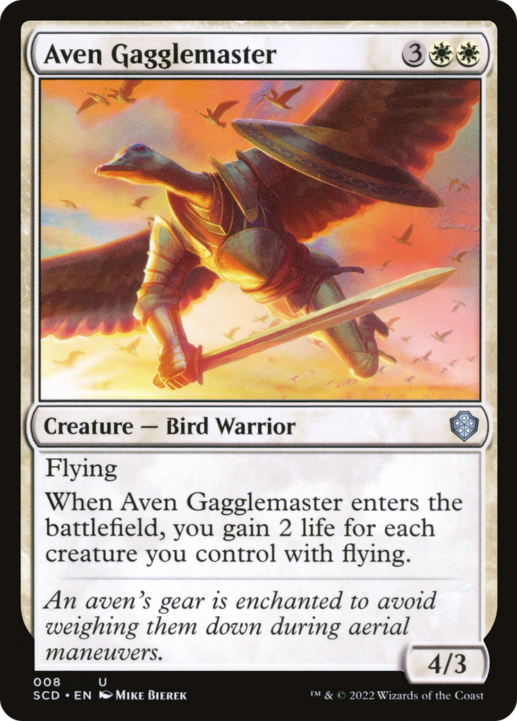 Aven Gagglemaster [Starter Commander Decks] | Black Swamp Games