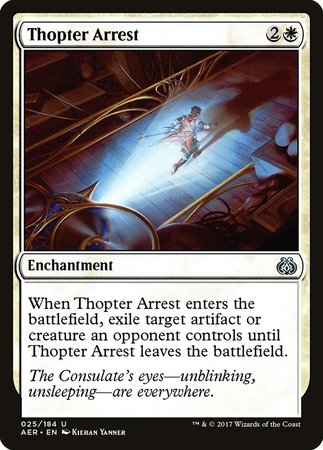 Thopter Arrest [Aether Revolt] | Black Swamp Games